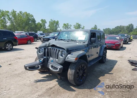 2023 Jeep Wrangler 4Xe Sahara 4X4 from USA, damaged, VIN 1C4JJXP62PW580265